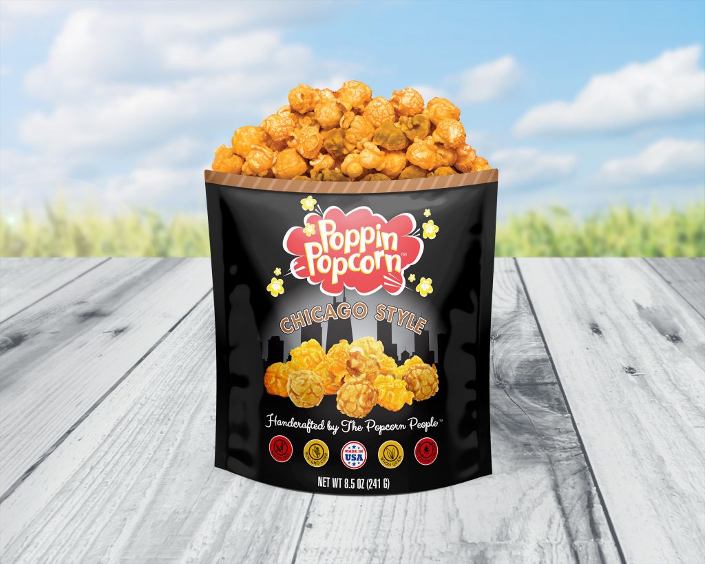 Chicago Style Popcorn Individual Size Bag Poppin Popcorn