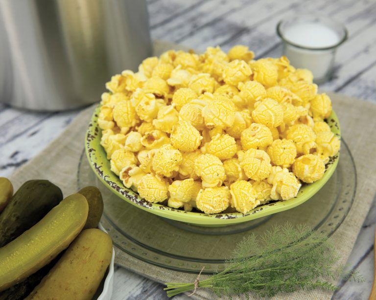 Dill Pickle Popcorn Family Size 12 ct Case Poppin Popcorn