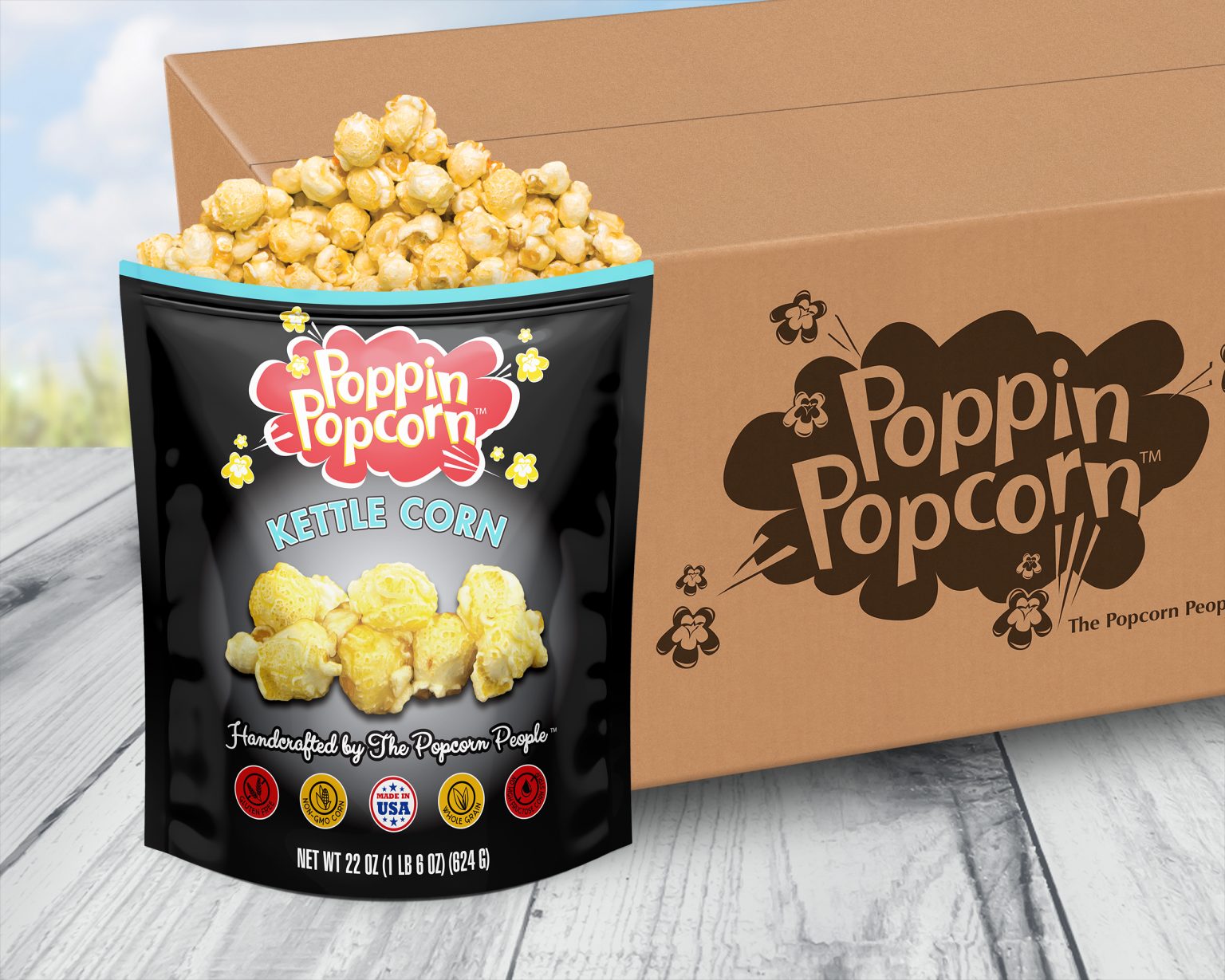 Kettle Corn Poppin Popcorn
