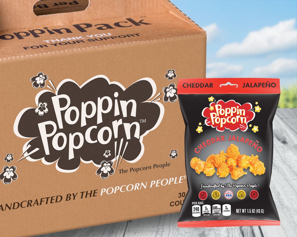 Cheddar Jalapeño Poppin Popcorn