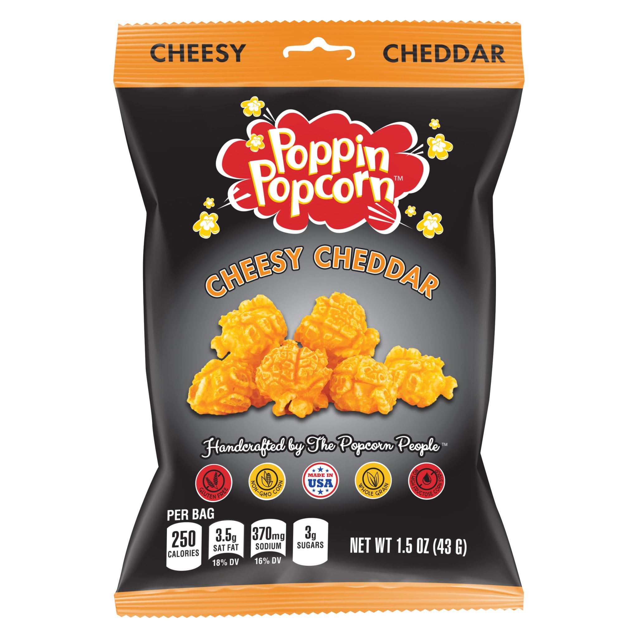 Cheesy Cheddar Poppin Popcorn