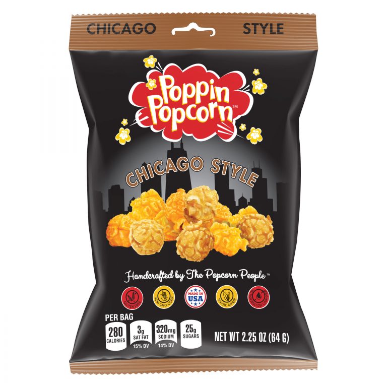Chicago Style Popcorn Family Size Bag Poppin Popcorn