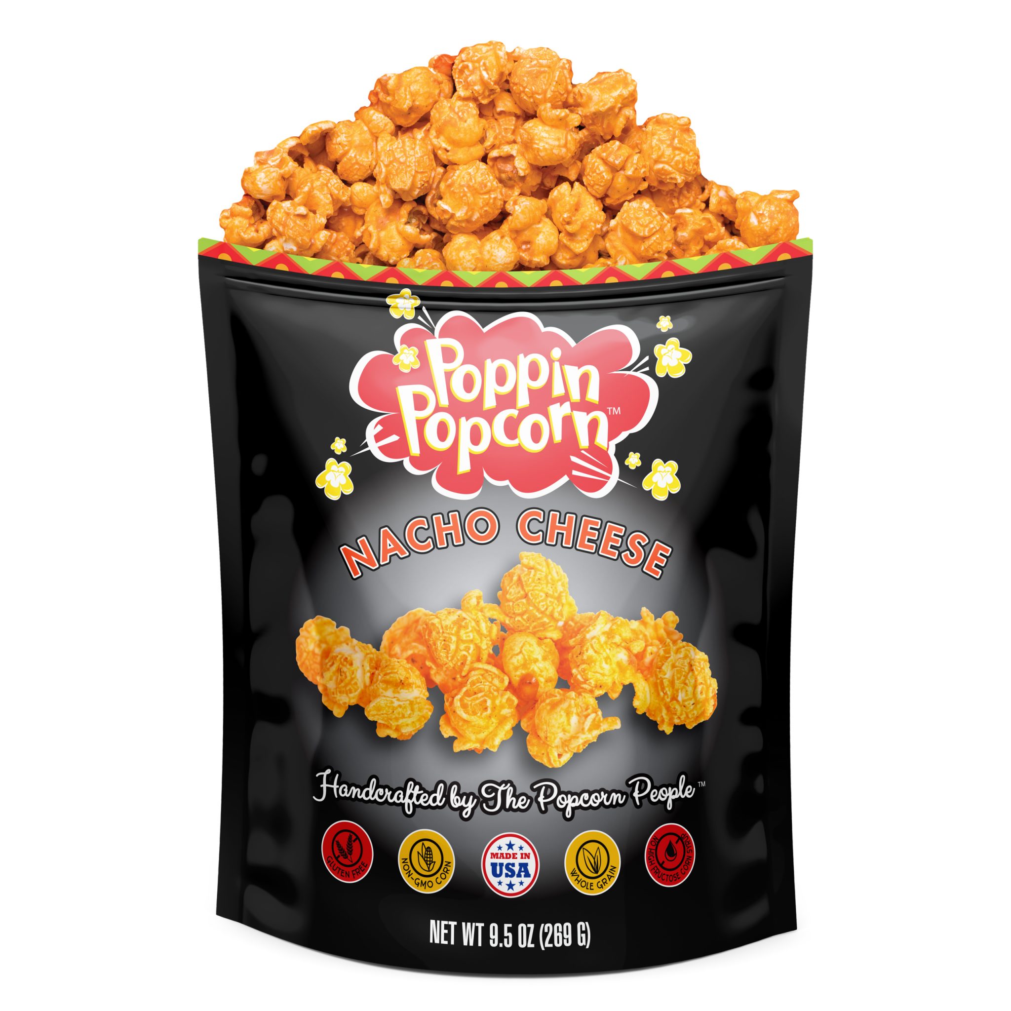 Nacho Cheese Poppin Popcorn